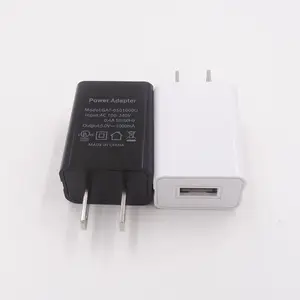 UL Listado USB Wall Charger Power Supply 5v 1A (1000mA) Universal Portátil Viagem Power Adapter Plug