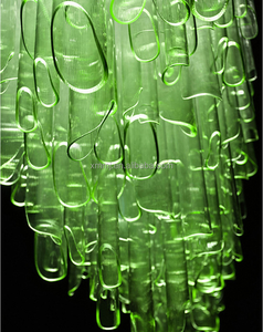 Su misura moderno elegante vetro <span class=keywords><strong>giallo</strong></span> Murano <span class=keywords><strong>lampadario</strong></span> a LED per Home Restaurant Hotel-Art Deco decorazioni appese - Product Image 6