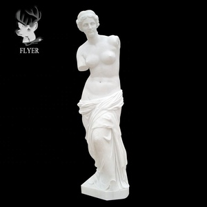Famosas Esculturas y Tallados en Piedra, Estatua <span class=keywords><strong>de</strong></span> <span class=keywords><strong>Venus</strong></span> <span class=keywords><strong>de</strong></span> Milo <span class=keywords><strong>Griega</strong></span> en Mármol Blanco - Product Image 2