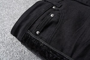 Pantaloni Jeans strappati <span class=keywords><strong>Skinny</strong></span> OEM Dropshipping pantaloni Jeans da uomo - Product Image 6
