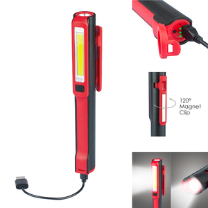 Đèn Pin Sạc Đa Năng High Lumens LED COB Pocket Pen Đèn Làm Việc Với Clip Và Đáy Với Nam Châm Mạnh - Product Image 5