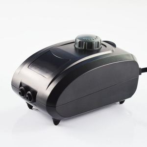 GAKO AP-8400 4 Вт 12 В аквариумный аквариум воздушный насос оптом с двойным клапаном, Регулируемый расход для аквариума 20 галлонов - Product Image 1