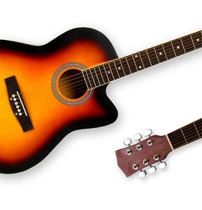Guitarra Acústica <span class=keywords><strong>de</strong></span> Buen Sonido y Precio Económico con Diseño Cutaway para Principiantes - Product Image 2