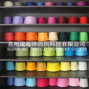 Ne 18/1 Polyester/Linen Semi-bleached spun Yarn 50%/50%