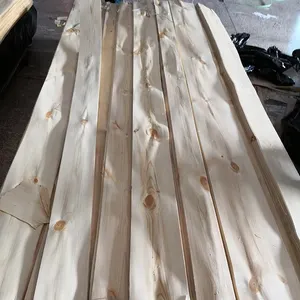 0.5mm Thickness Natural Chinese Knotty Pine Wood Veneer