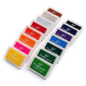 Tampons encreurs de timbre les plus vendus solubles dans l'eau pour enfants bricolage Scrapbooking, impression de doigts et fabrication de cartes 15 couleurs d'encre artisanale - Product Image 2