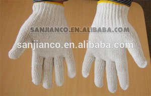 Caliber 7 bleach white color industrial oven gloves/Food industry gloves/best fitted the working glove - Product Image 1
