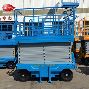 Gunting Vertikal <span class=keywords><strong>2</strong></span> <span class=keywords><strong>Ton</strong></span> 500Kg 300Kg, Angkat Hidrolik Elektrik Platform Angkat Pria Di Gudang - Product Image 3