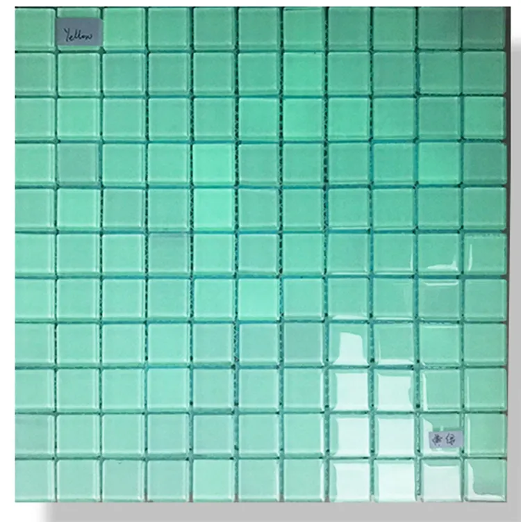 Mosaico luminoso bagliore nel buio mosaico per piastrelle piscina