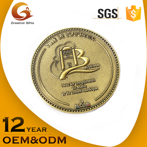 Alta calidad Antique metal de encargo recuerdo 13 hijri la moneda Islámica - Product Image 2