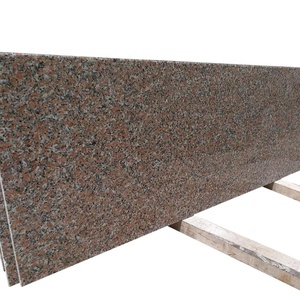 China Cheap Light Color Polished Granite Slab G562 Maple Red Granite for House Decoration