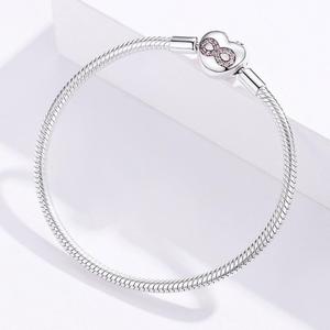 Cuore eterno collezione <span class=keywords><strong>san</strong></span> <span class=keywords><strong>valentino</strong></span> in argento Sterling 925 bracciale <span class=keywords><strong>da</strong></span> donna in argento con catena base fai-<span class=keywords><strong>da</strong></span>-te SCB142 - Product Image 2