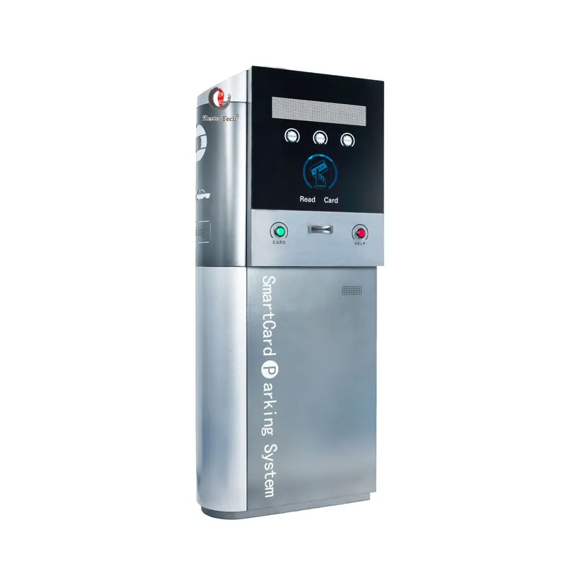 Dispensador de bilhete automático zt, sistema de estacionamento do leitor rfid com máquina de pagamento de autoserviço (rs485)