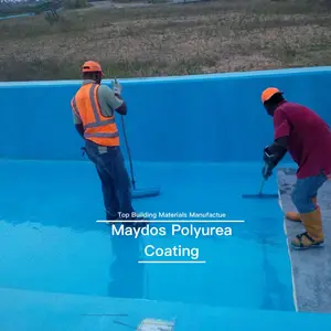 Maydos 100 solid contain high elastic polyurea swimming pool building coating roof coatings spray liquid coating