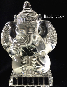Statua di cristallo brillante di Ganesha di nuovo arrivo per i regali religiosi