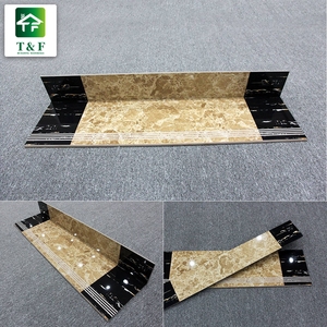 สีเหลือง Arabesque ราคาต่ำลื่นบันไดขั้นตอนหินอ่อนกระเบื้องบันได - Product Image 6