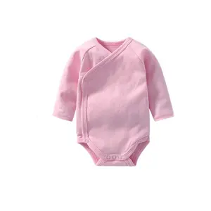 制造商新设计批发价高品质柔软平纹儿童和服婴儿和服100% 棉