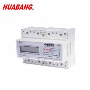 3 phase electricity meter digital import export energy consumption measurement three phase kwh meter MODBUS