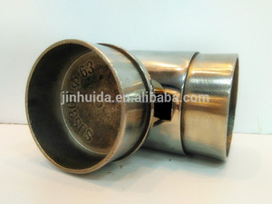 Flexible 90 degree fitings tubos conectores de la unión de la forma de v tubo de acero inoxidable abrazadera del conector - Product Image 4