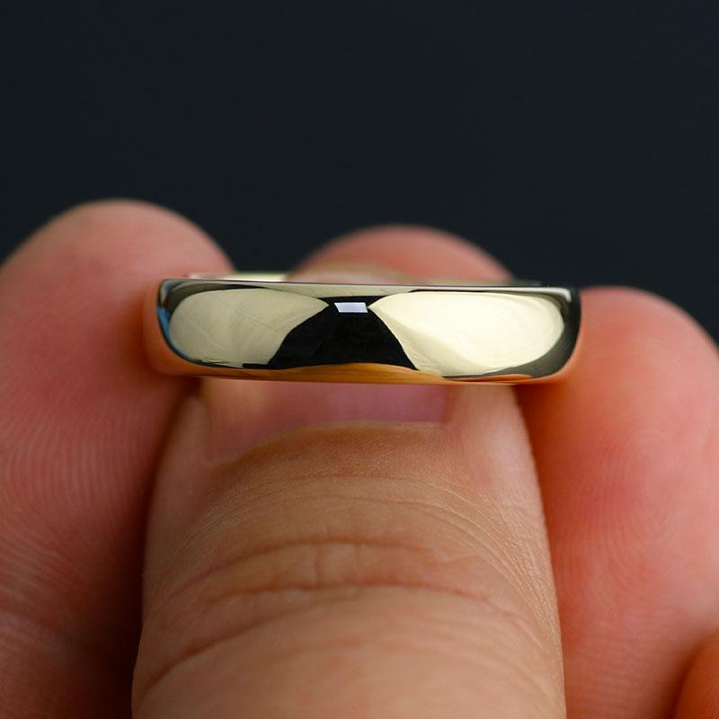 wedding band 14k gold for men