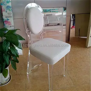 Kursi pernikahan akrilik kustom cantik kursi furnitur pernikahan lucite bening