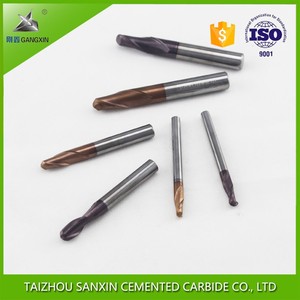 ISO certificat boule nez fraises, Tungstène solide carbure fin mills cutter pour <span class=keywords><strong>le</strong></span> travail des métaux - Product Image 4