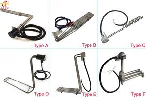 CE Cấp Giấy Chứng Nhận Tùy Chỉnh Điện Ống Titan Nóng Yếu Tố Sưởi Ấm Cho Chất Lỏng Ăn Mòn - Product Image 5