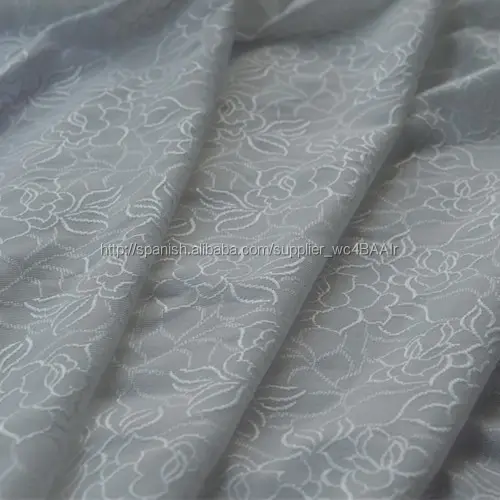 Nylon fino jacquard tejido de punto, joan seda butilo tela