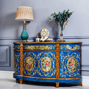 Mobile Buffet Lucido per <span class=keywords><strong>Arredamento</strong></span> Casa, Credenza con Cassetti, Mobile Laterale Colorato in Legno, Stile <span class=keywords><strong>Moderno</strong></span> Cinese <span class=keywords><strong>Antico</strong></span> Personalizzabile - Product Image 3
