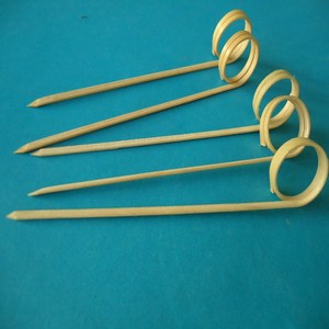 4นิ้วห่วงไม้ไผ่ธรรมชาติปฏักไม้ไผ่สำหรับตกแต่งแร็ค
