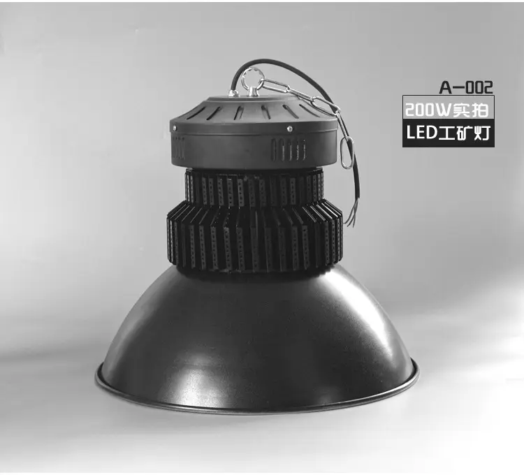 Luz led de alta Bahía IP65, fábrica, almacén industrial, 100w, 150w, 200w