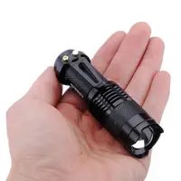 Convenient AA Q5 Tactical mini led flashlight torch customized high power waterproof zoomable mini torch 14500 aa powered q5 tactical mini led flashlight