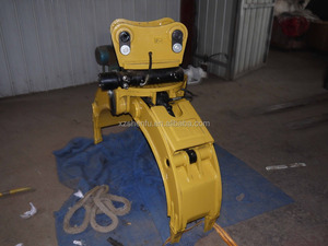 Hydraulic <strong>excavator</strong> rotating <strong>grapple</strong> <strong>pipe</strong> log grab sf bucket 360 degree grab wood stone metal waste etc