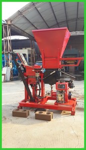 Tự động sinh thái khối brick making <span class=keywords><strong>machine</strong></span> Giới Thiệu HBY1-15 Diesel động cơ làm việc - Product Image 6