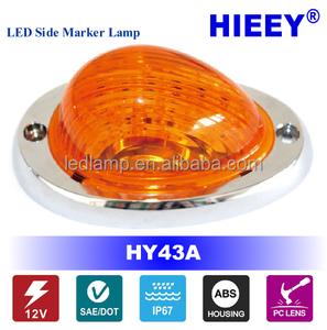 Luci Laterali a LED Ambra per Camion Century, Columbia e Coronado con Base - Product Image 2