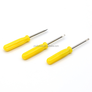 China 2,0 mm Präzision Mini-Schlitze-Schraubendreher-Set flaches Geschenk Farbe Kunststoffgriff magnetisches <span class=keywords><strong>Material</strong></span> günstiger Preis