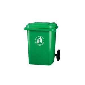 Gestion des déchets HDPE poubelle en plastique avec roues - Product Image 2