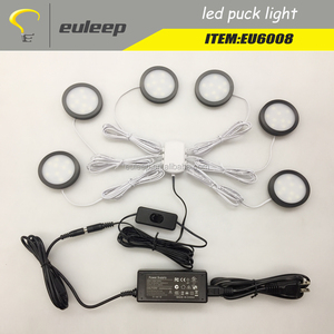 Dưới Ánh Sáng Tủ Dc12v/24V <span class=keywords><strong>Led</strong></span> Puck Ánh Sáng 3000K/4000K/6000K - Product Image 4