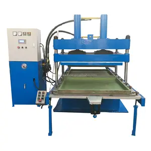 Rubber flooring mat tile making machine/rubber brick vulcanizer press machine/rubber tile molding machine