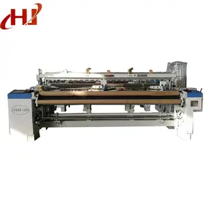 Textile weaving machine crank built-in compressor air jet loom