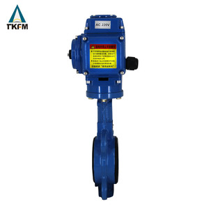 Thiết Bị Truyền Động Điện Tự Động TKFM Điều Chỉnh Van Bướm Đồng Tâm Lót Ptfe 65Mm - Product Image 3