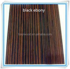 Macassar ebony de chapa de madera