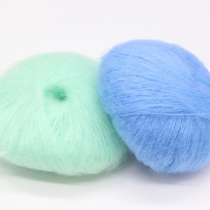 Coomakhác Mỏng Mohair Sợi Tay Đan Sang Trọng LEN MỊN Crochet Sợi Villi Plump Tinh Tế Mịn - Product Image 5