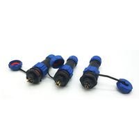 À prova d' água 2 3 4 5 pinos do conector IP65 IP67 IP68