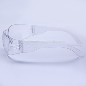 แว่นตานิรภัยสำหรับทำงาน,แว่นกันลมวัสดุ PC สไตล์ Wraparound ราคาถูก - Product Image 4