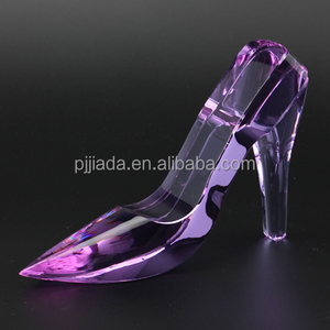 Nueva decoración del hogar cumpleaños regalo de boda zapatos de cristal de tacón alto zapatos de cristal de <span class=keywords><strong>Cenicienta</strong></span> personalizados - Product Image 3
