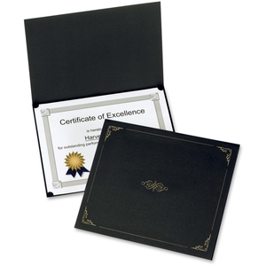 Titulaires de diplômes en relief en feuille d'or classique Couverture de certificat en papier imprimé pour le dépôt de produits avec logo personnalisé - Product Image 1