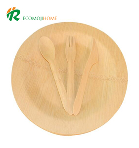 Bambú sabor placas compostable ecológico y desechables para el hogar y <span class=keywords><strong>catering</strong></span> naturales 100% compostable - Product Image 3