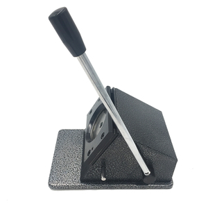 Alle Maten Handleiding Desktop Ronde Badge <span class=keywords><strong>Cutter</strong></span> Cirkel Pvc Papier Stansmachine Ronde Knop - Product Image 5