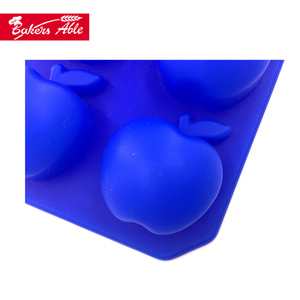 <span class=keywords><strong>Pomme</strong></span> en forme de Silicone de Noël Flocon De Neige <span class=keywords><strong>Bac</strong></span> À Glaçons - Product Image 5